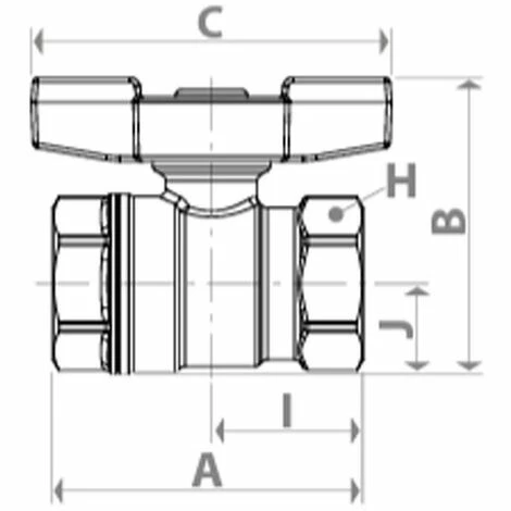 Giacomini Ventil F-F 3/4 Schmetterlingsgriff gelb R251X024 Giacomini Ventil F-F 3/4 Schmetterlingsgriff Gelb R251X024 -GIACOMINI shop 25921626 2