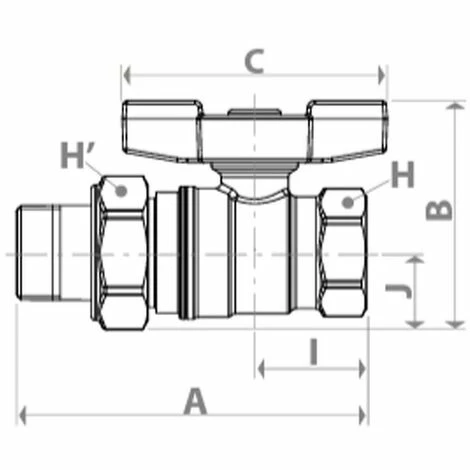 Giacomini Ventil F-M Schmetterlingsgriff rot 1 1/4F x 1 1/4M R259X009 Giacomini Ventil F-M Schmetterlingsgriff Rot 1 1/4F X 1 1/4M R259X009 -GIACOMINI shop 25921658 2