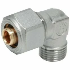 Giacomini 90° Gebogene Verschraubung, Gewinde M Mehrlagig 1/2x 20x2 R562MX057