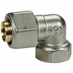 Giacomini 90° Gebogene Verschraubung, Gewinde F Mehrlagig 1/2x 20x2 R563MX057