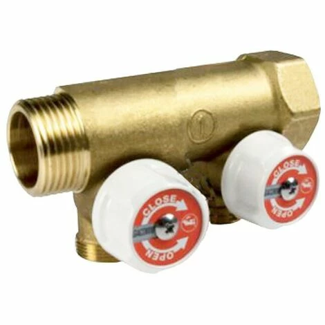 Giacomini modularer Verteiler mit 3/4x16/2 Gewindebohrern R585CY022 Giacomini Modularer Verteiler Mit 3/4x16/2 Gewindebohrern R585CY022 -GIACOMINI shop 25921733 1