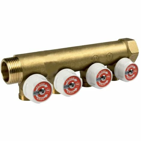 Giacomini modularer Verteiler mit 3/4x16/4 Gewindebohrern R585CY024 Giacomini Modularer Verteiler Mit 3/4x16/4 Gewindebohrern R585CY024 -GIACOMINI shop 25921736 1