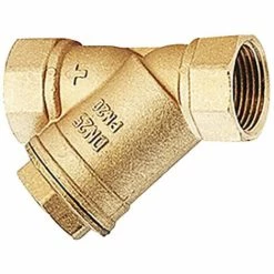 Giacomini 3/4-Korb-Edelstahlfilter Mit Inspektionsmöglichkeit R74AY004