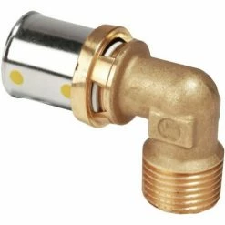 Giacomini 90°-Winkelverschraubung, Außengewinde 1" X (32 X 3) RM127Y259