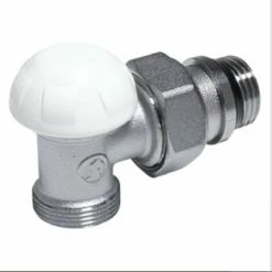 Detentor Eckform Mit Adapteranschluss, Verchromt Selbstdichtend Giacomini R29TG | 3/8" X (16X2)