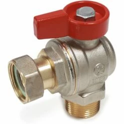 Kugelhahn Mit Flügelgriff Dem Kessel Anschlüsse M-F Giacomini R780P-1 | 1/2" M X 1/2" F