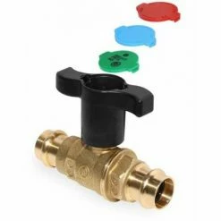 Giacomini Trinkwasser Kugelhahn T-Griff 18mm Zum Pressen V M SA Presskugelhahn DN15 R851VY DVGW