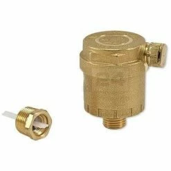 GIACOMINI Automatischer Schwimmerentlüfter Mit Rückhalteventil 3/8'' AG - R88IY002