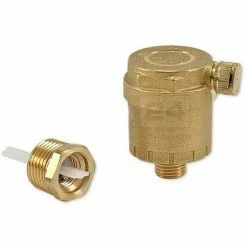 GIACOMINI Automatischer Schwimmerentlüfter Mit Rückhalteventil 1/2'' AG - R88IY003