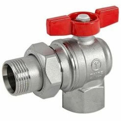 GIACOMINI Eck-Kugelhahn 1/2'' IG X 1/2'' AG Mit Verschr. - Konisch Dichtend - R789X003