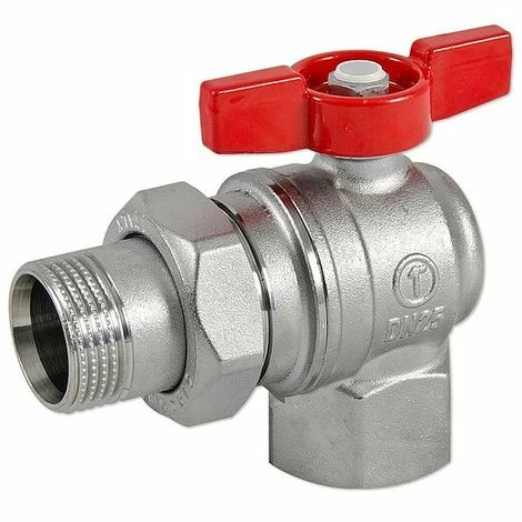 GIACOMINI Eck-Kugelhahn 1'' IG x 1'' AG mit Verschr. - konisch dichtend - R789X007 GIACOMINI Eck-Kugelhahn 1'' IG X 1'' AG Mit Verschr. - Konisch Dichtend - R789X007 -GIACOMINI shop 9178836 1